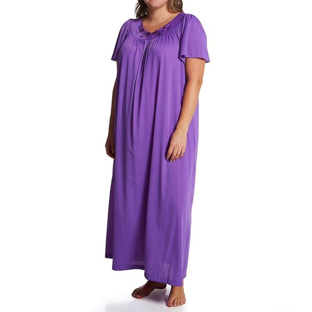 Shadowline Plus Petals 53 Inch Gown -  Purple  32280X
